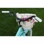 Mestský retro bicykel 28" Lavida 1-prevodový Modrý biele kolesá